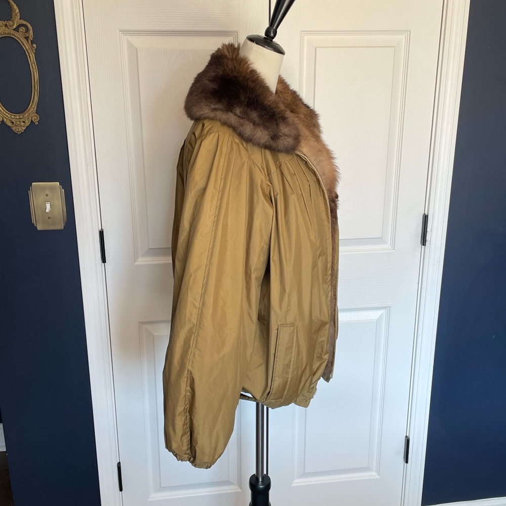 Unbranded Reversible Fur Collared Oversized Jacket Size Large - Picture 3 of 12